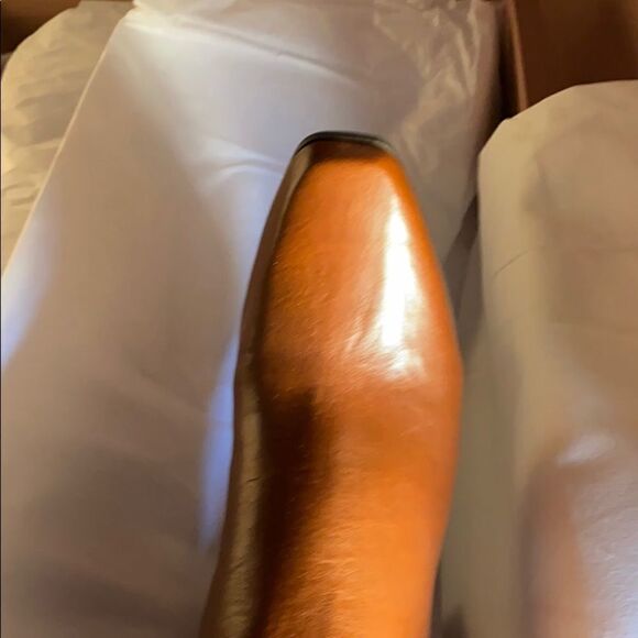 Elleanora Leather Square Toe Block Heel Boots - Picture 7 of 7